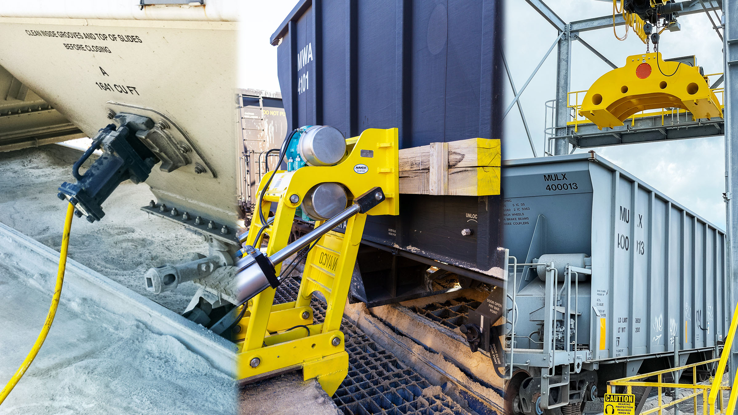 NAVCO HCP Railcar Vibrator Railside Shaker and Overhead Shaker